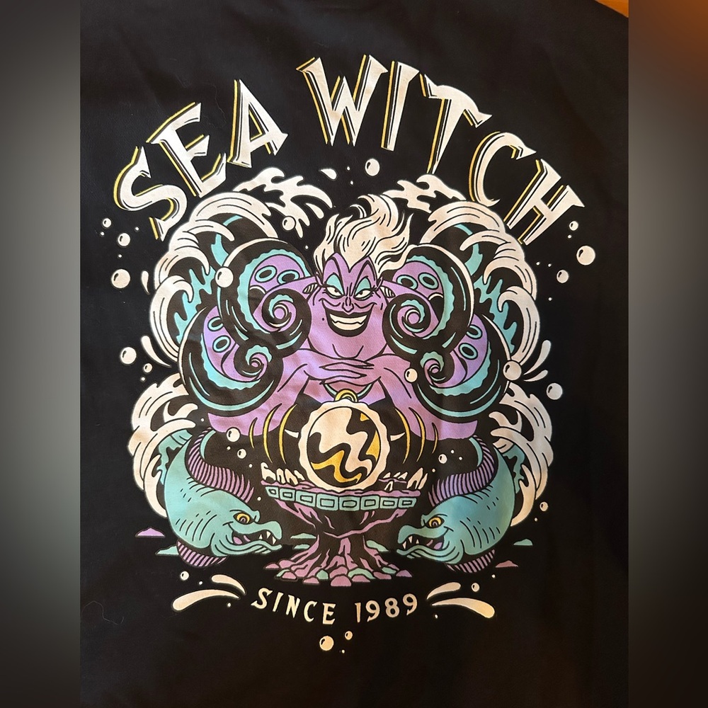 Disney Black Sea Witch Ursula Varsity Jacket - Picture 2 of 11